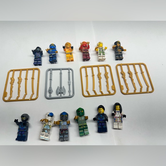 Ninja Other - Ninjago Minifigure Lot w/ Weapons 12 Figures Ninja Action Fighter Set BRAND NEW